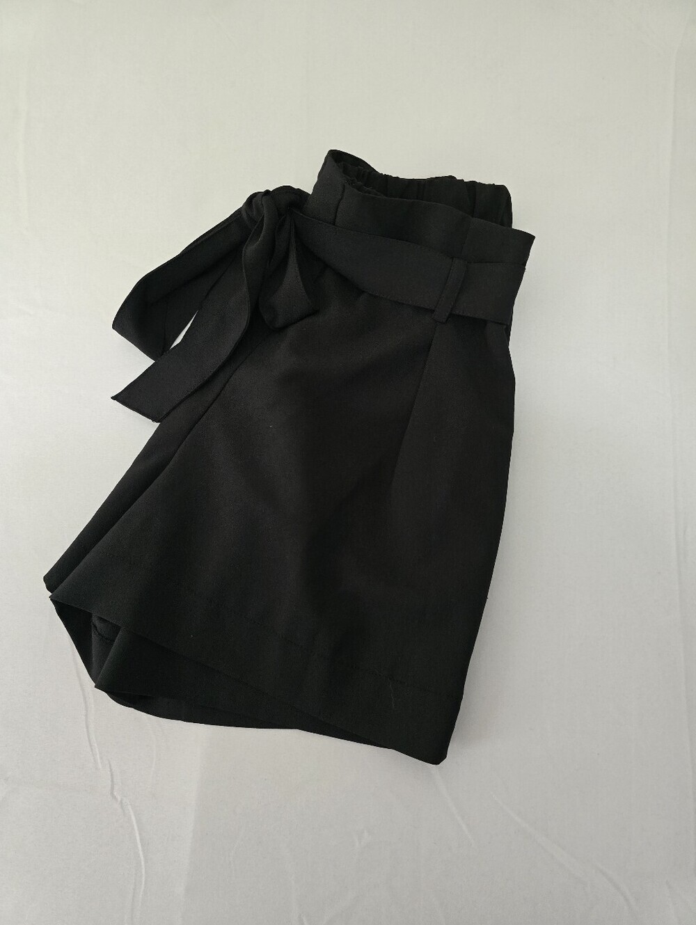 Have Black Paperbag Waist Tie Shorts Size Small